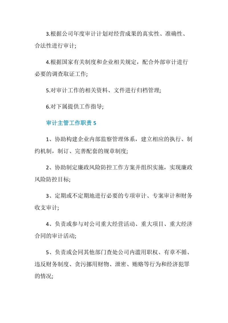 关于审计主管的工作职责.doc_第3页