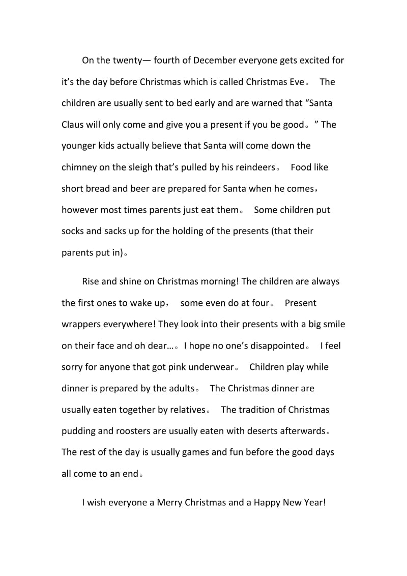 关于圣诞节的英语作文4篇.doc_第3页