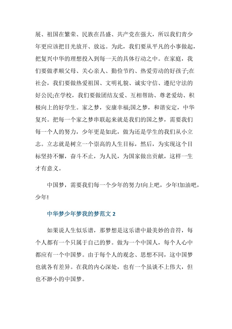 中华梦少年梦我的梦初一的作文.doc_第2页