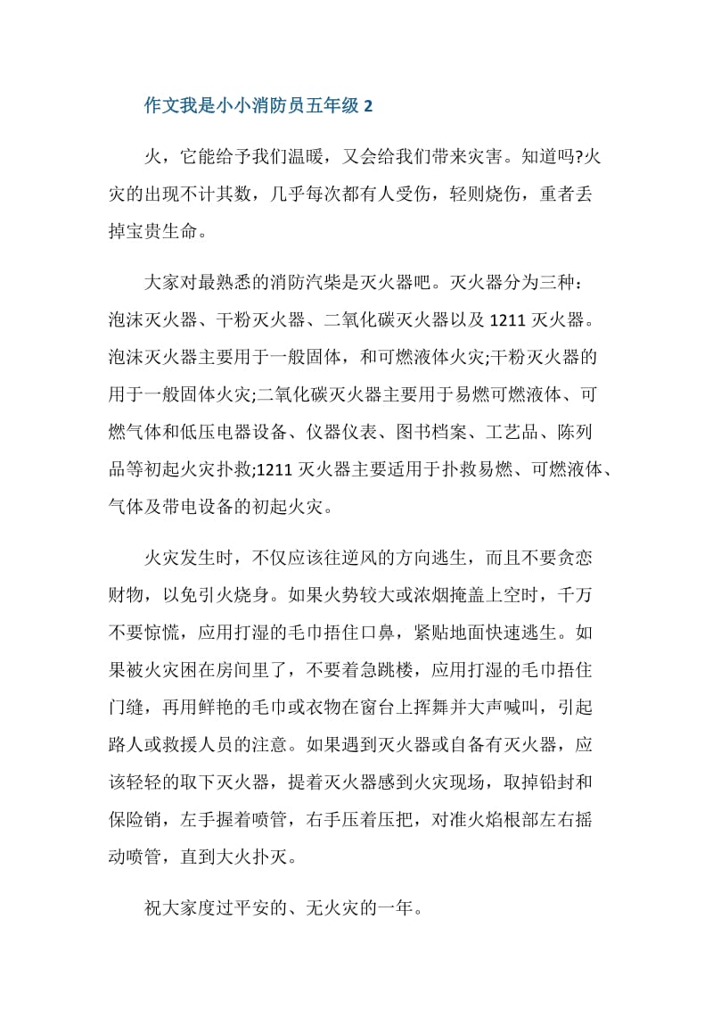 作文我是小小消防员五年级.doc_第3页