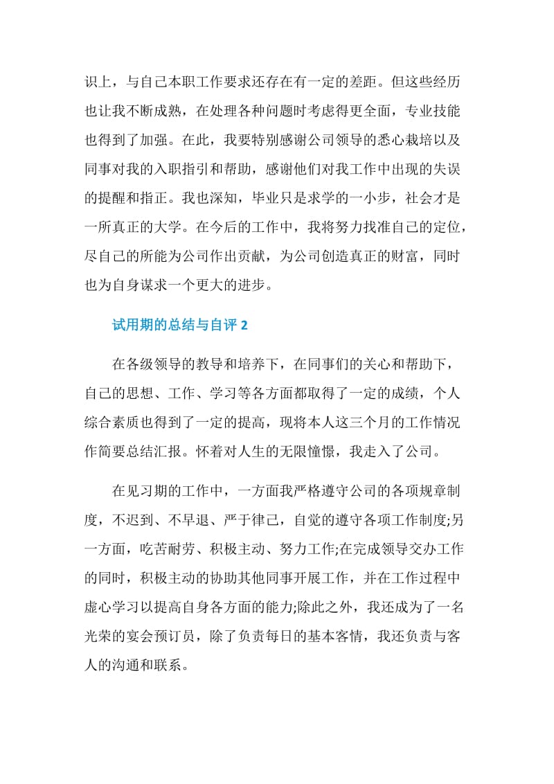 员工试用期的总结报告与自评.doc_第3页