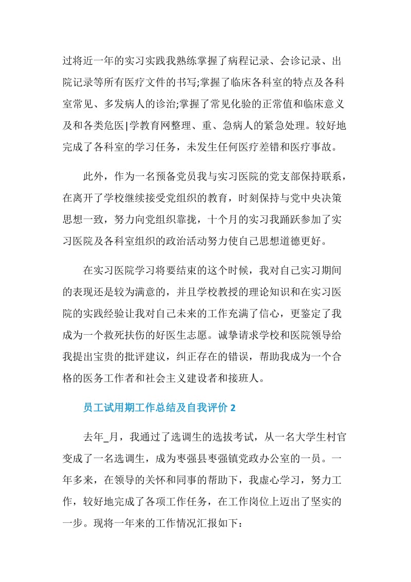 员工试用期工作总结及自我评价.doc_第2页