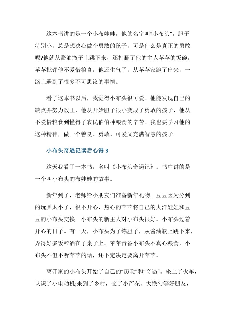 小布头奇遇记的读书心得范文.doc_第3页