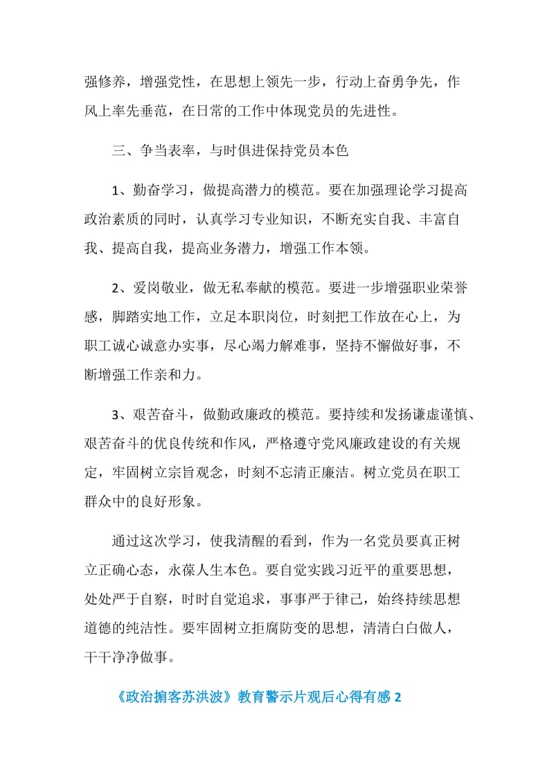 《政治掮客苏洪波》教育警示片观后心得有感5篇最新.doc_第3页