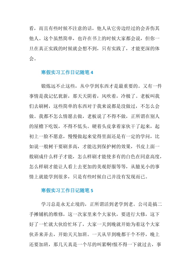 寒假实习工作日记随笔范文精选.doc_第3页