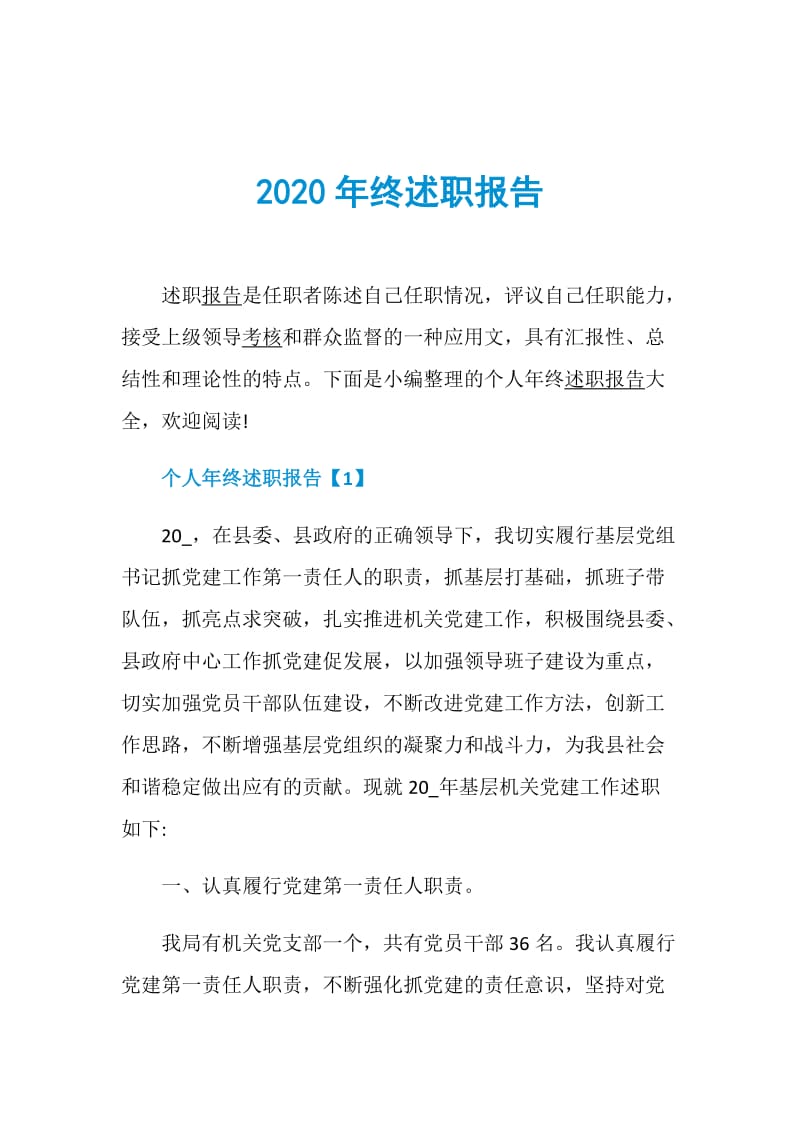 2020年终述职报告.doc_第1页