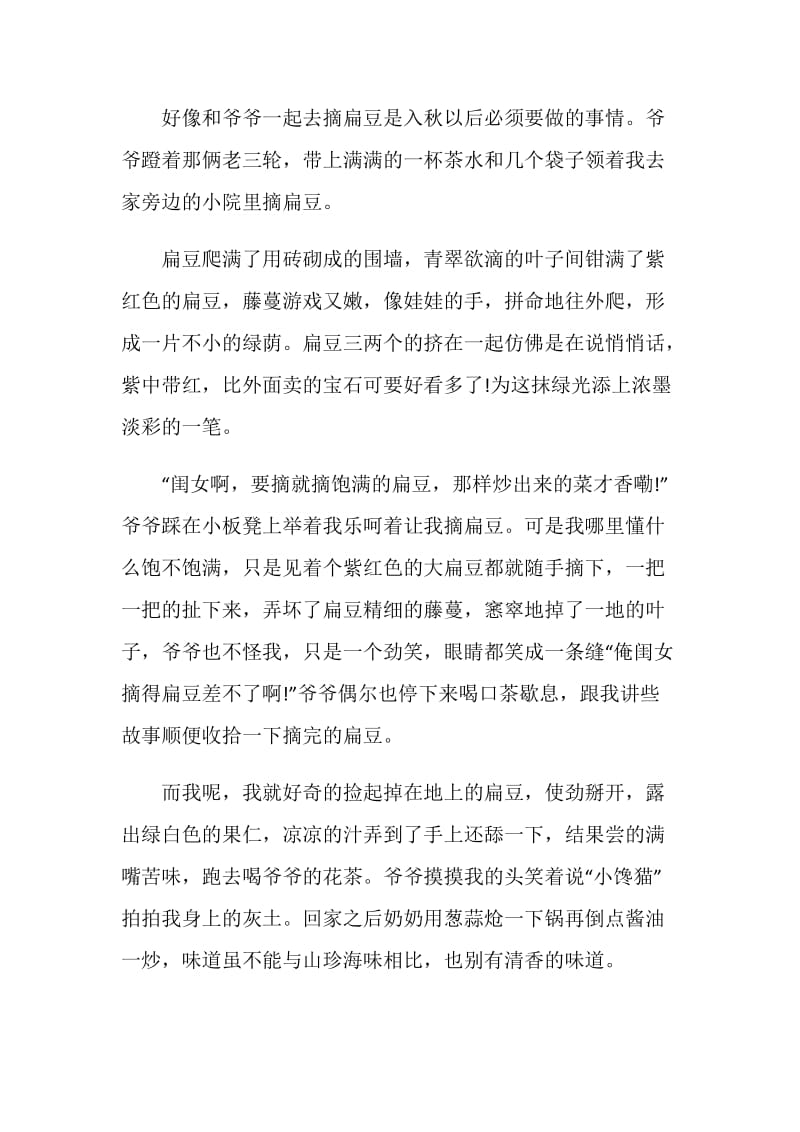 记忆中的温暖700初二作文怎么写精选.doc_第2页