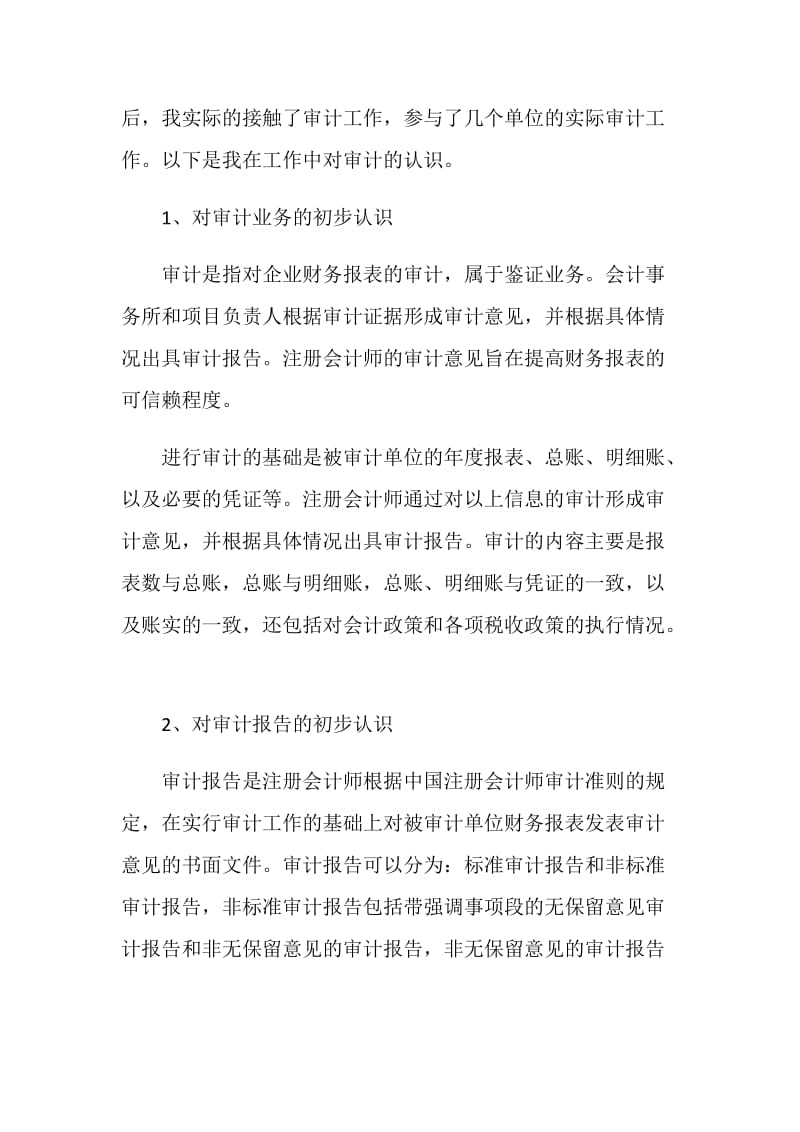 关于审计专业实习报告2020优秀范文大全.doc_第3页