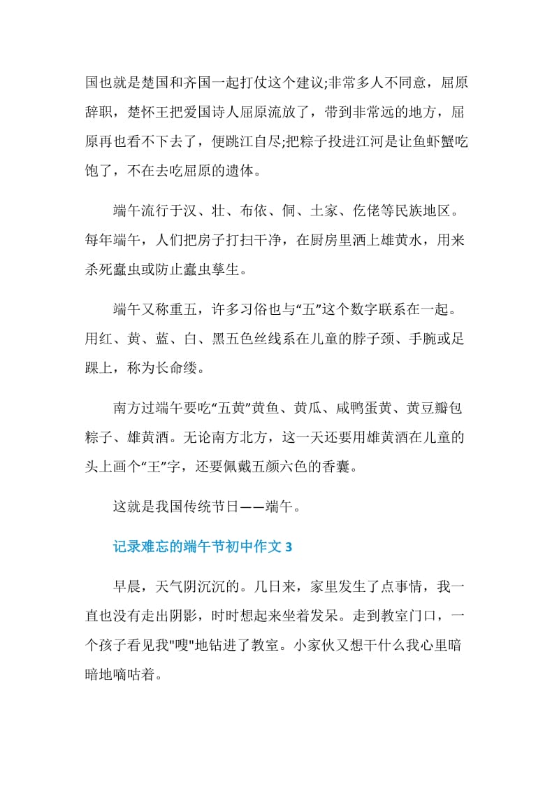 记录难忘的端午节初中作文.doc_第3页