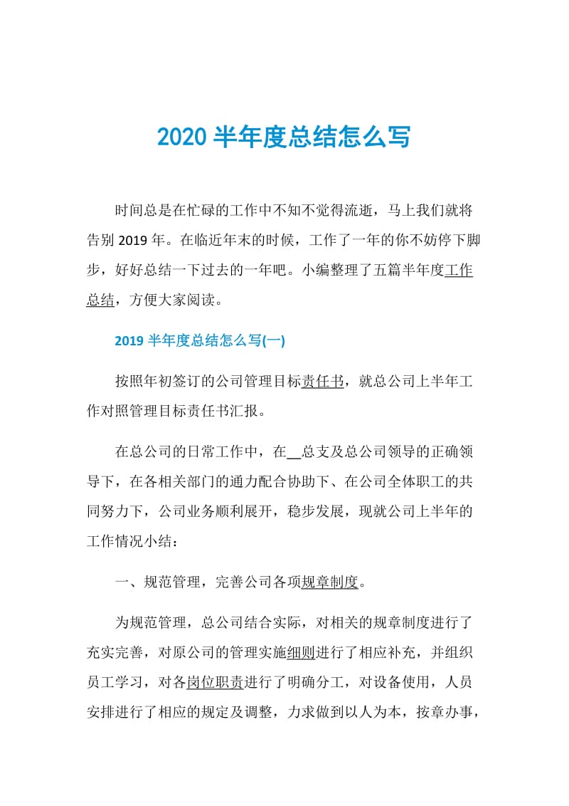 2020半年度总结怎么写.doc_第1页