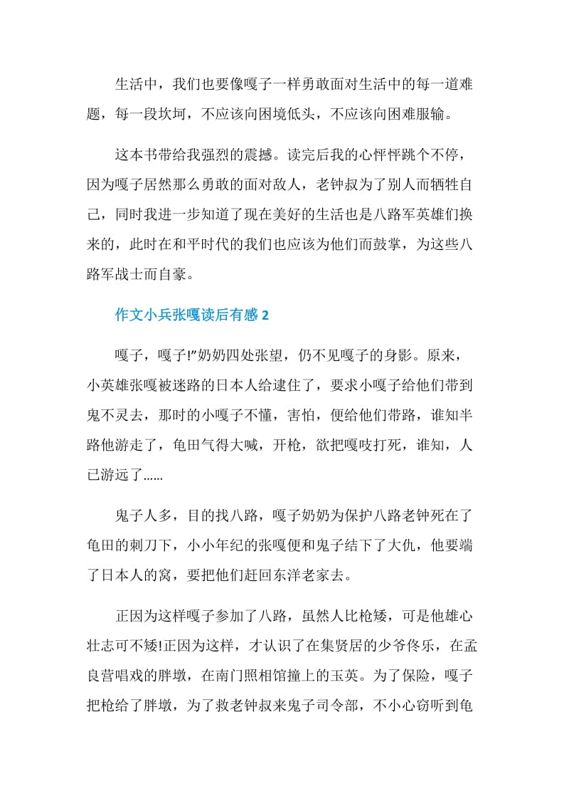 作文小兵张嘎读后有感.doc_第2页