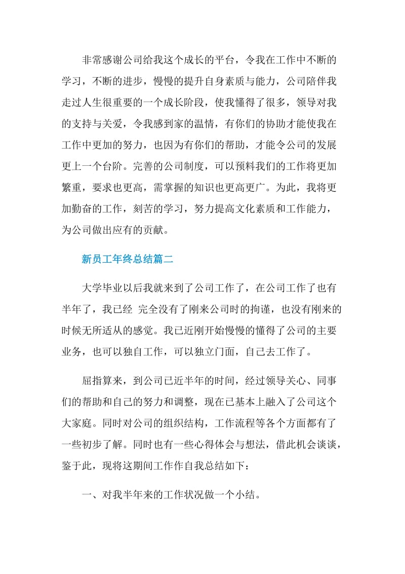 新员工年终总结2020.doc_第2页