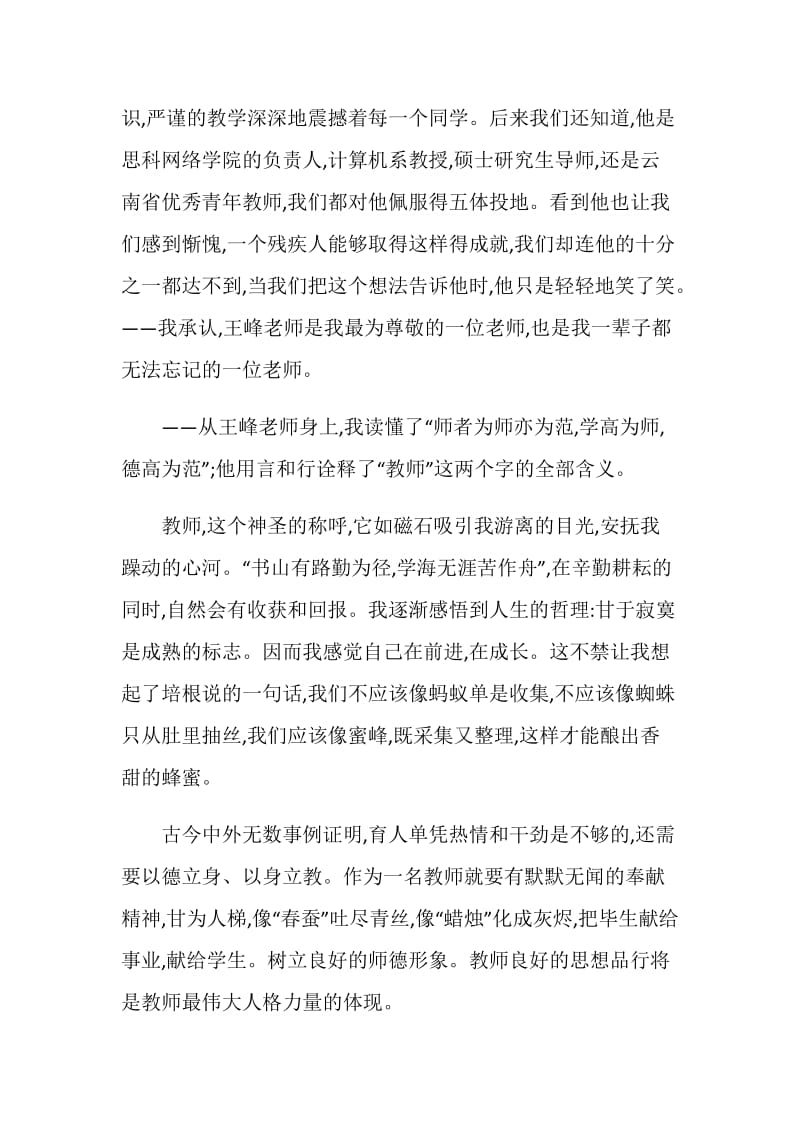 师德总结精选集锦.doc_第3页