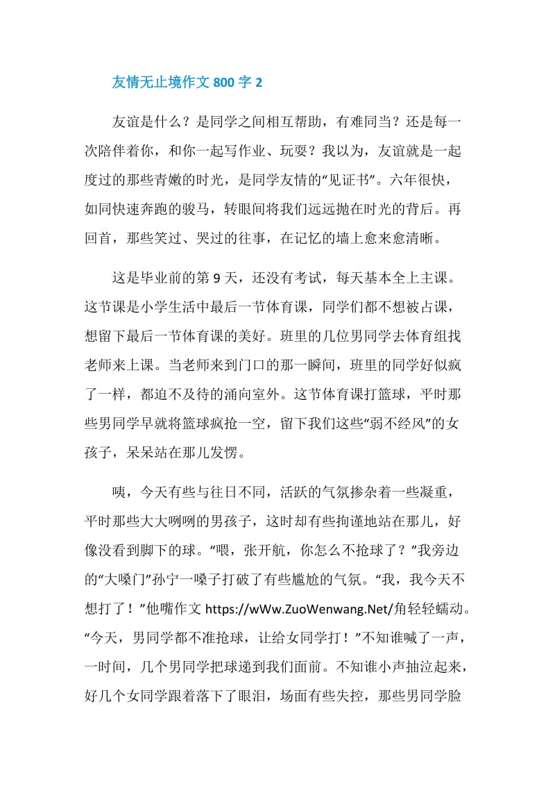 友情无止境作文800字.doc_第3页