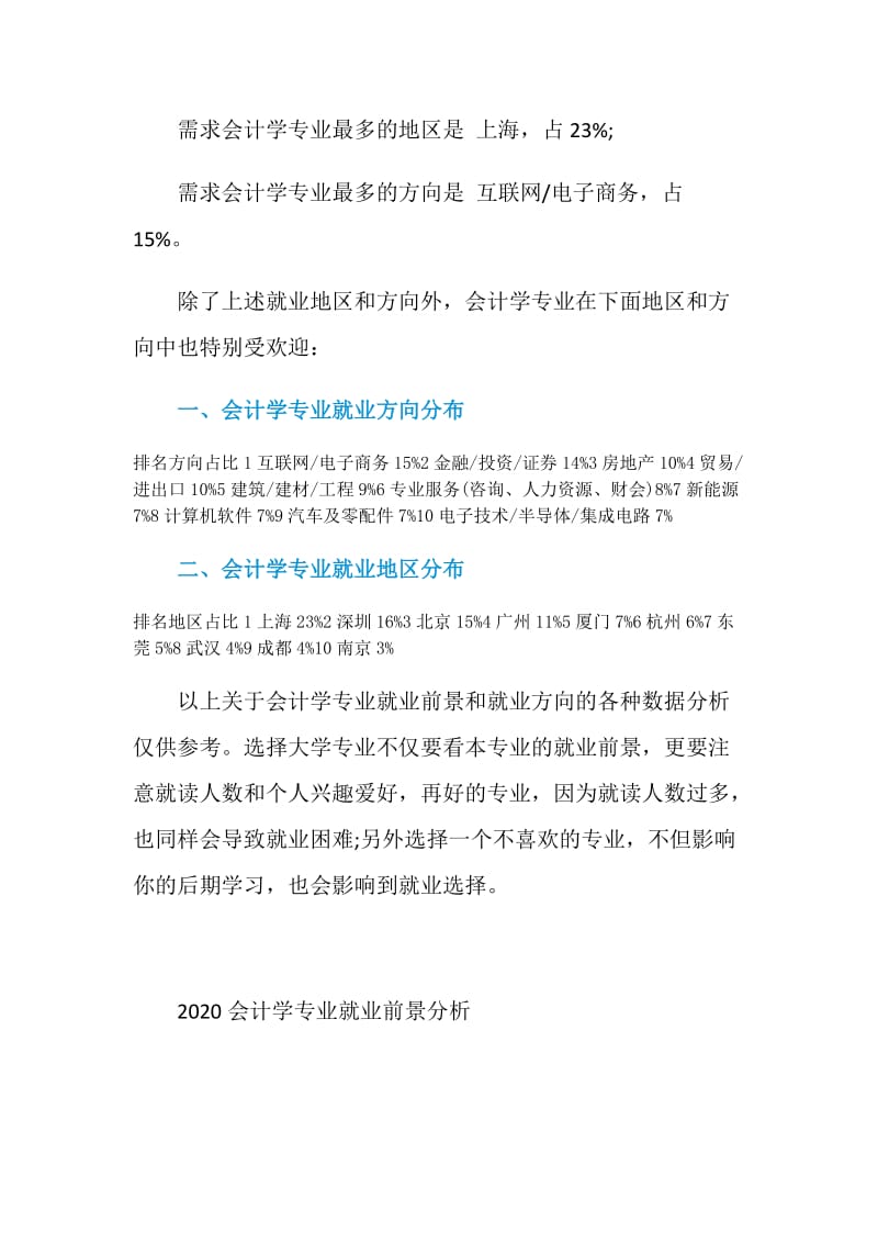 2020会计学专业就业前景分析.doc_第3页