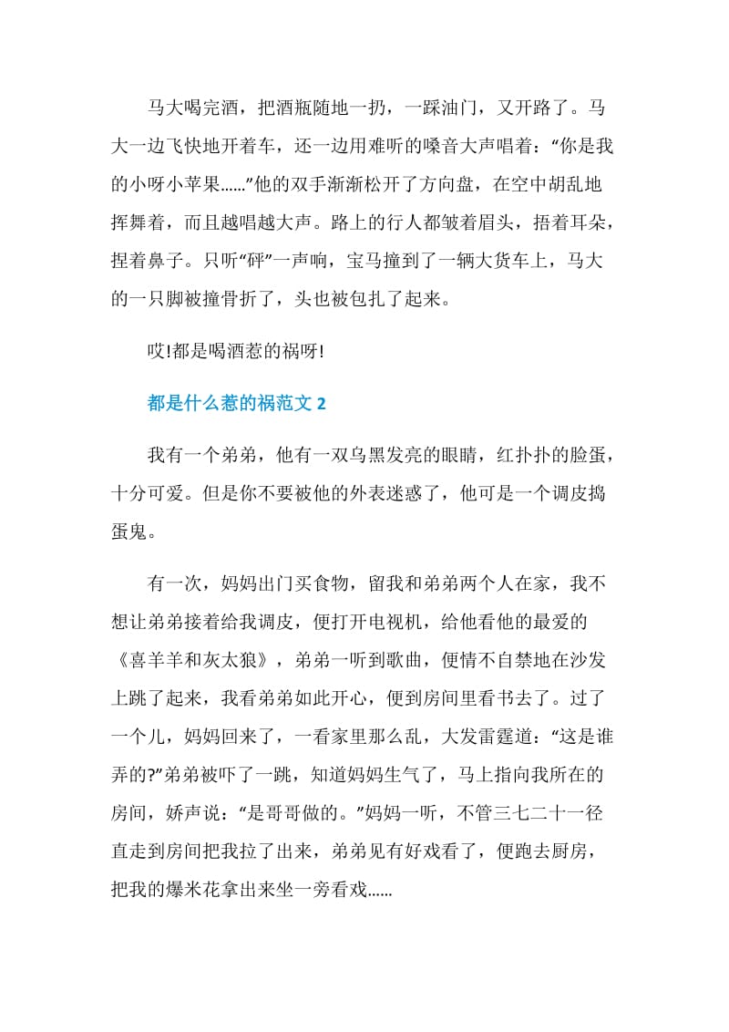 都是什么惹的祸九年级作文300字.doc_第2页