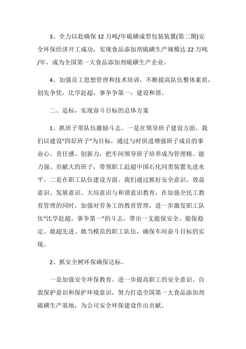 安全工作计划书精选2020.doc_第2页