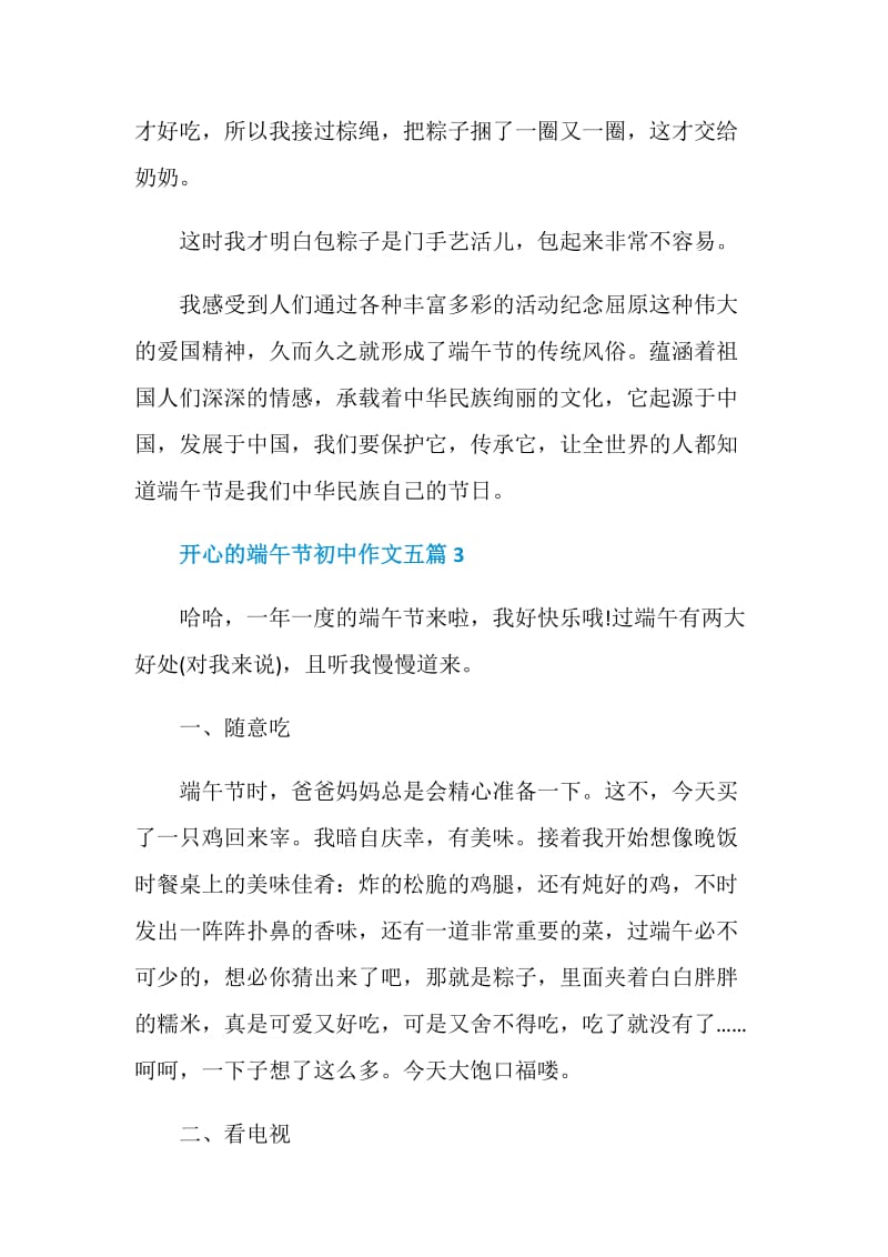 开心的端午节初中作文五篇.doc_第3页