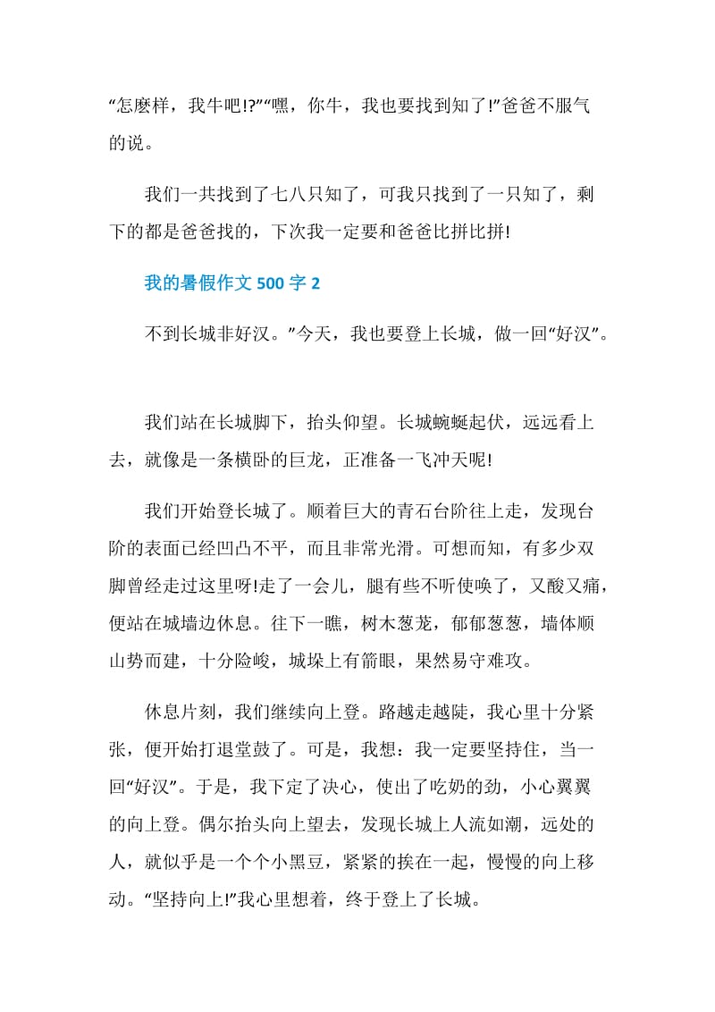 我的暑假作文500字.doc_第2页