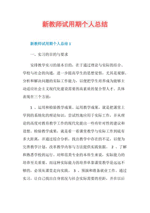 新教师试用期个人总结.doc