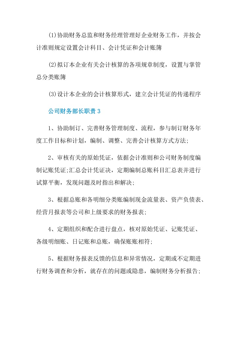 公司财务部长职责.doc_第2页