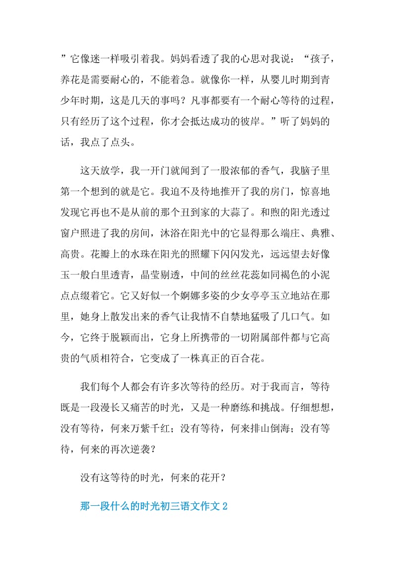 那一段什么的时光初三语文作文.doc_第2页