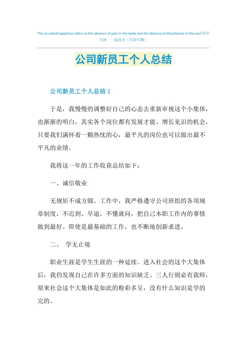 公司新员工个人总结.doc_第1页