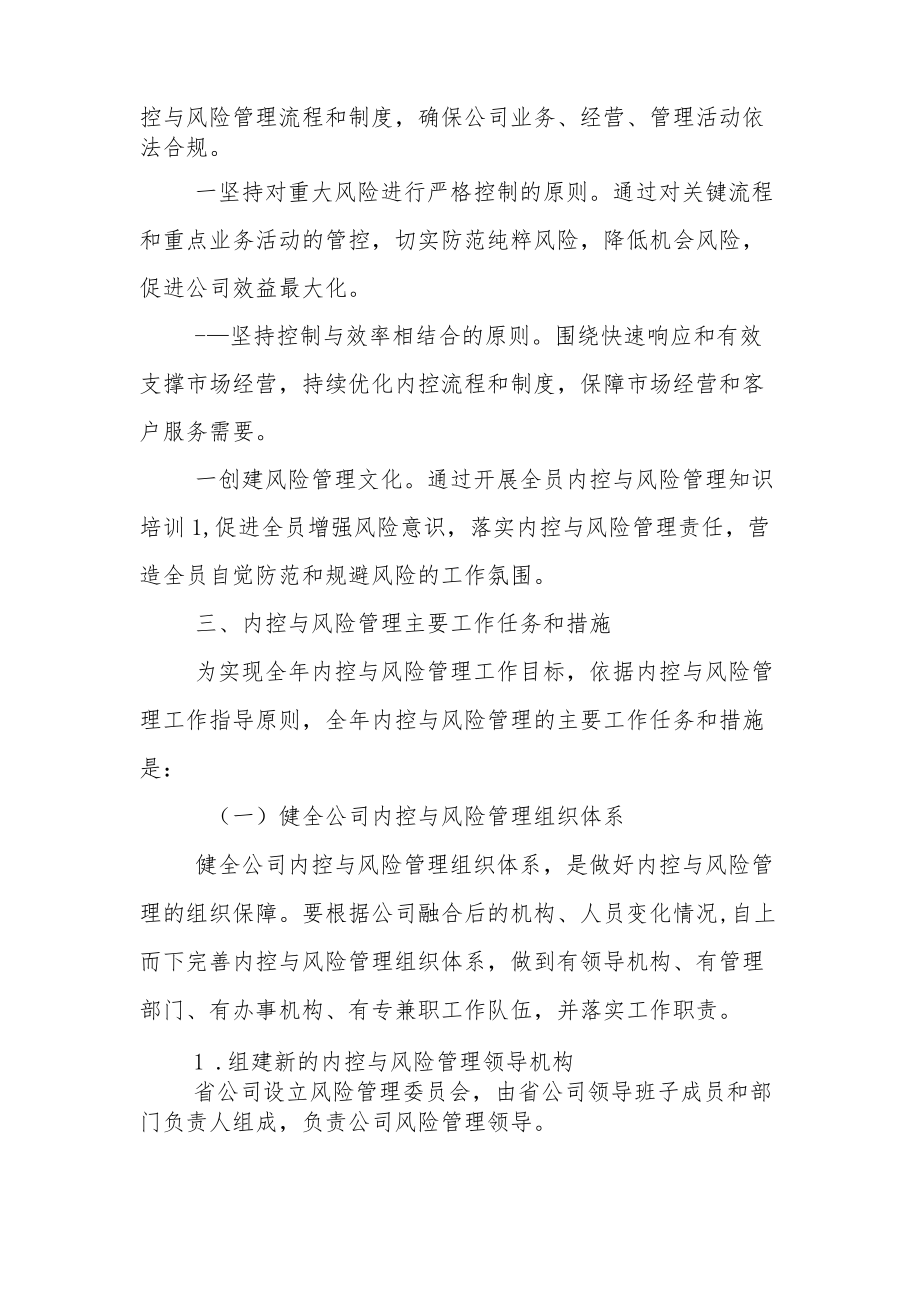 《公司内控与风险管理工作要点》.docx_第2页