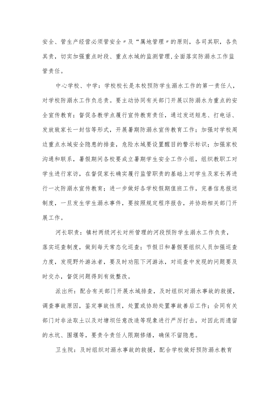 乡镇防溺水工作实施方案.docx_第2页