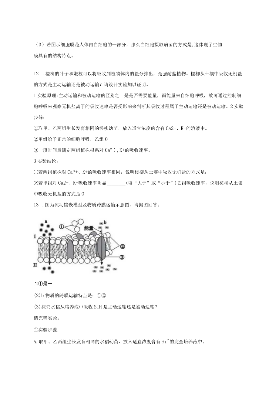 《分子与细胞》第四章测试卷.docx_第3页