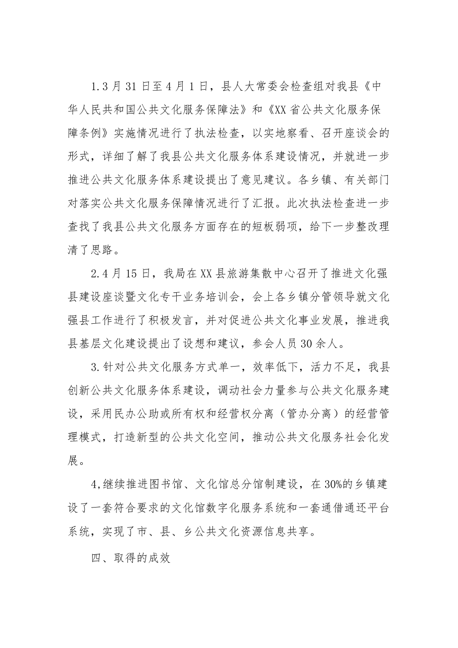 XX县基层公共文化设施运行排查治理落实情况总结.docx_第3页