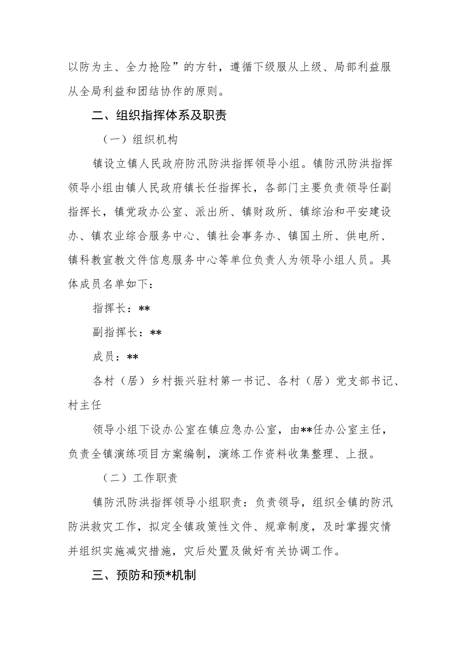 2022防汛防洪应急预案范文.docx_第2页