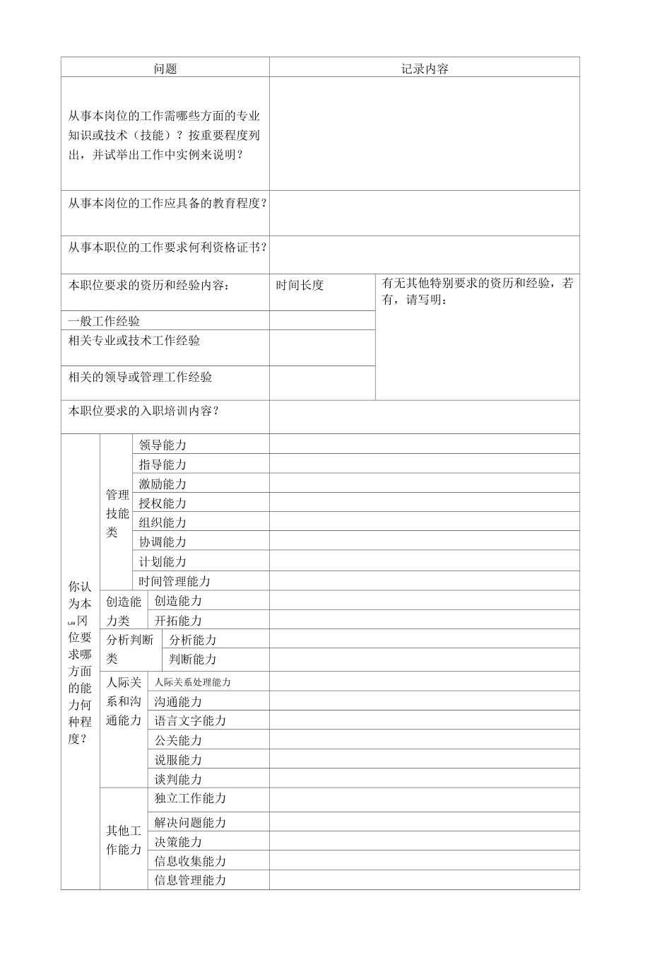 (岗位职责)岗位评价结构化访谈提纲及记录表.docx_第3页