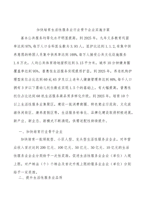 加快培育生活性服务业行业骨干企业实施方案.docx