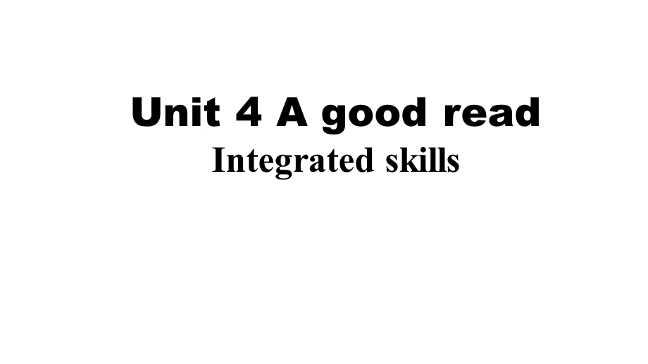 牛津译林英语八年级下册unit4integratedskills(共42张)课件.pptx_第1页