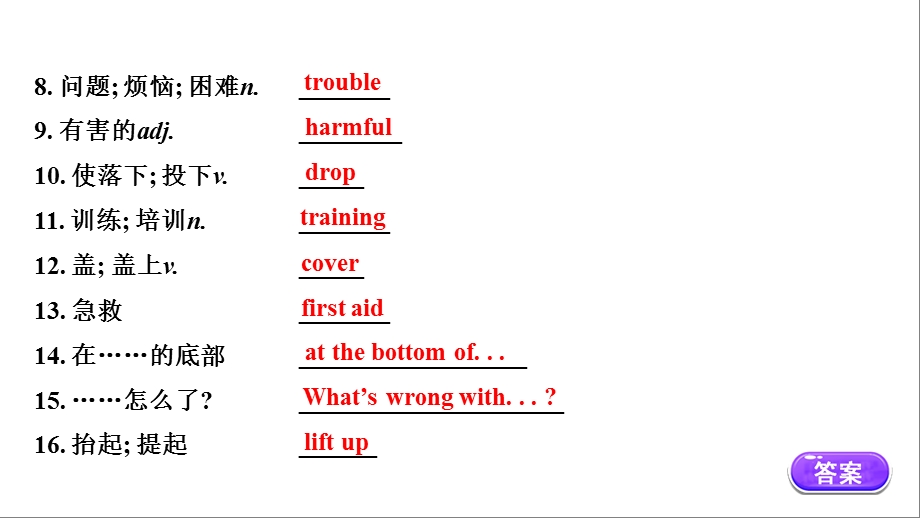 外研版八年级上册英语课件Module12HelpUnit1.ppt_第3页