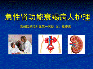 急性肾功能衰竭病人的护理ppt课件.ppt