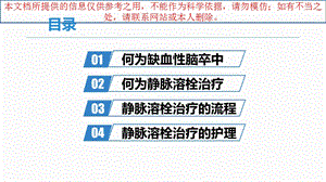 急性缺血性脑卒中静脉溶栓治疗和医疗护理培训课件.ppt