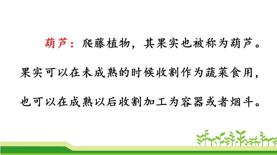 新部编人教版二年级语文上册《14我要的是葫芦》课件.ppt_第3页