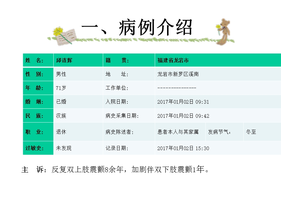 帕金森综合征的护理查房(与“患者”有关的文档共21张).pptx_第3页