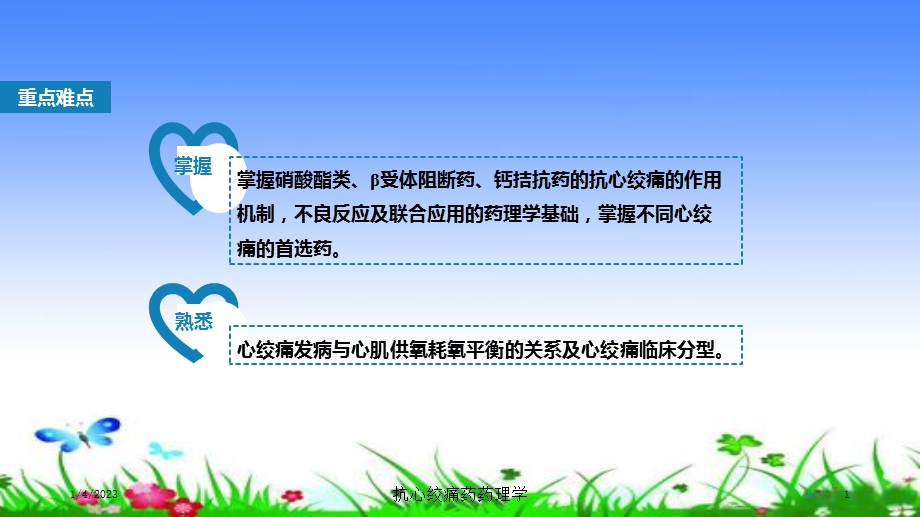 抗心绞痛药药理学培训课件.ppt_第1页