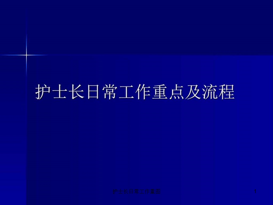 护士长日常工作重图课件.ppt_第1页