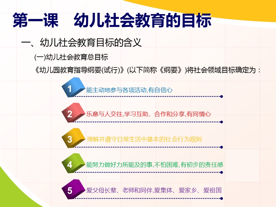 幼儿社会教育的目标与内容ppt课件.pptx_第2页