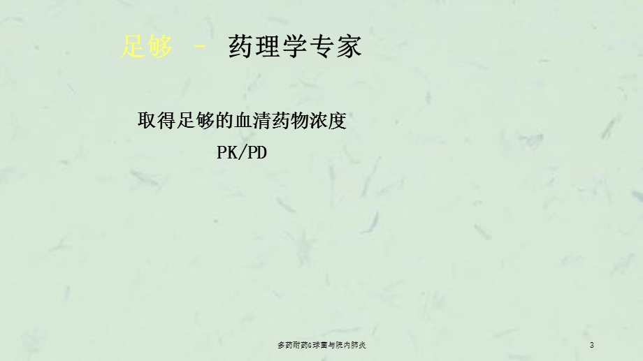 多药耐药G球菌与院内肺炎课件.ppt_第3页