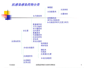 抗感染药物的分类和作用特点培训课件.ppt