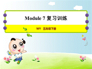 外研版五年级下册英语期末复习——module7复习训练课件.ppt