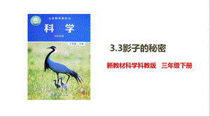 教科版科学三年级下册33影子的秘密【课件】.ppt