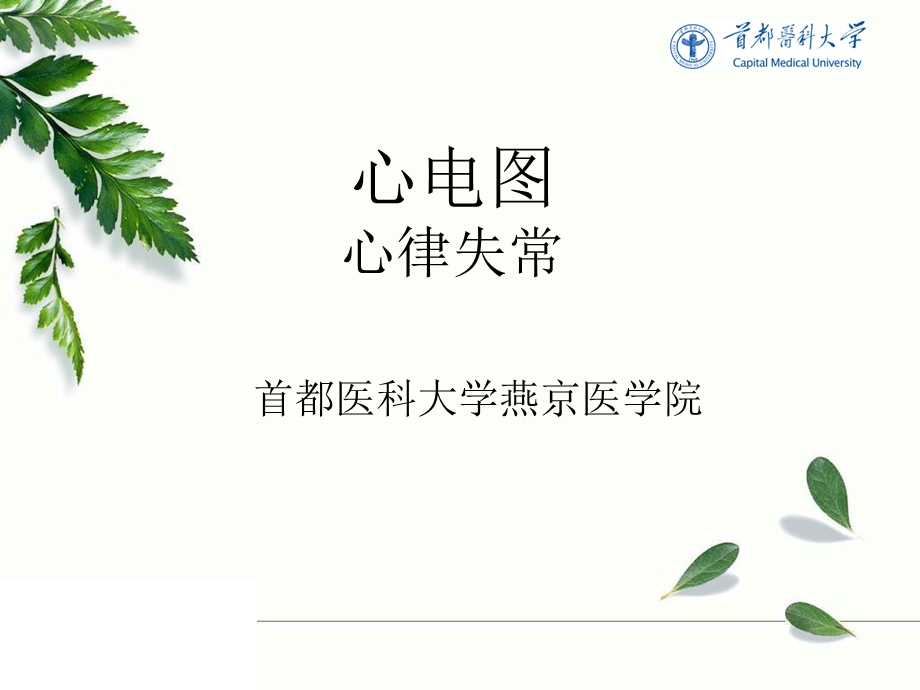 异常心电图心律失常ppt课件.ppt_第1页