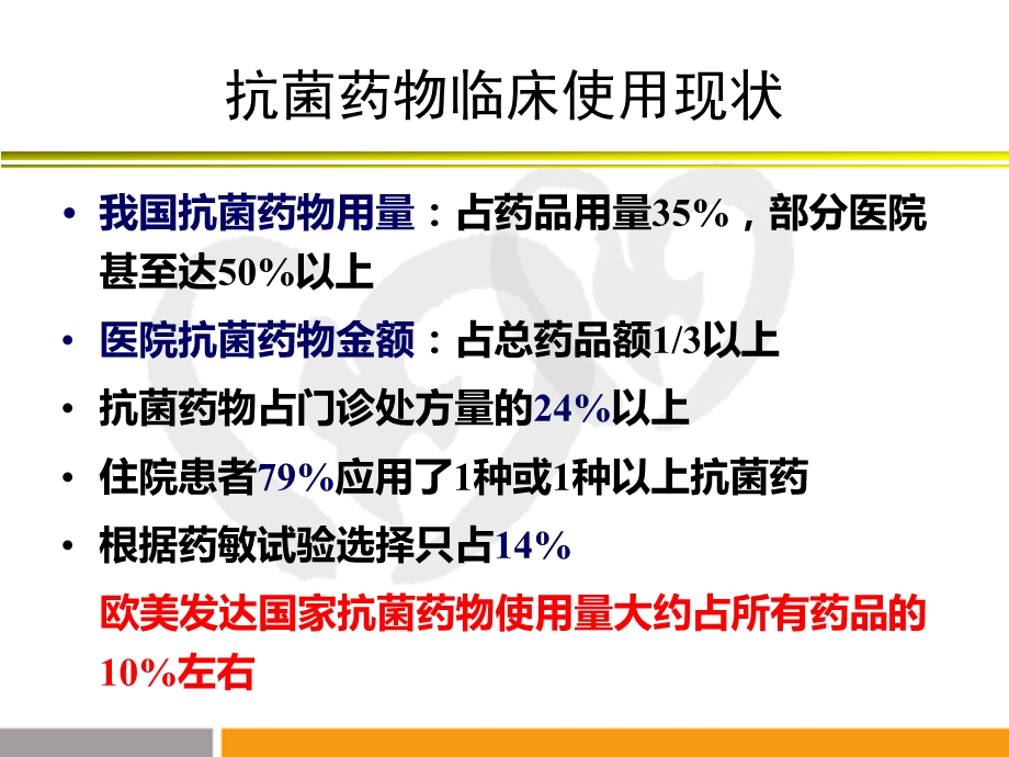 抗菌药新物临床应用管理办法培训教程(76张)课件.ppt_第3页