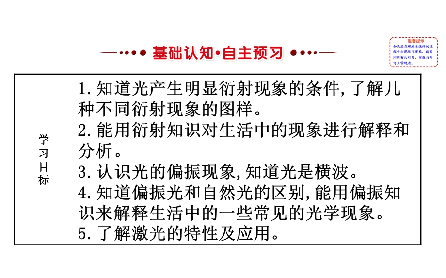 教科版物理选修34第四章光的波动性第三、四节教学课件.ppt_第2页